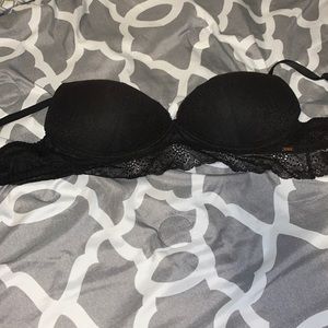 Black lace Victoria Secret bra